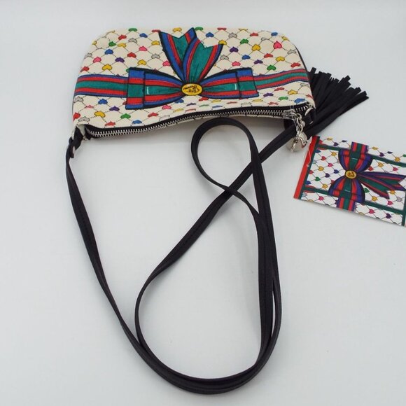 Brighton Love & Joy Canvas Crossbody Pouch - Picture 6 of 8
